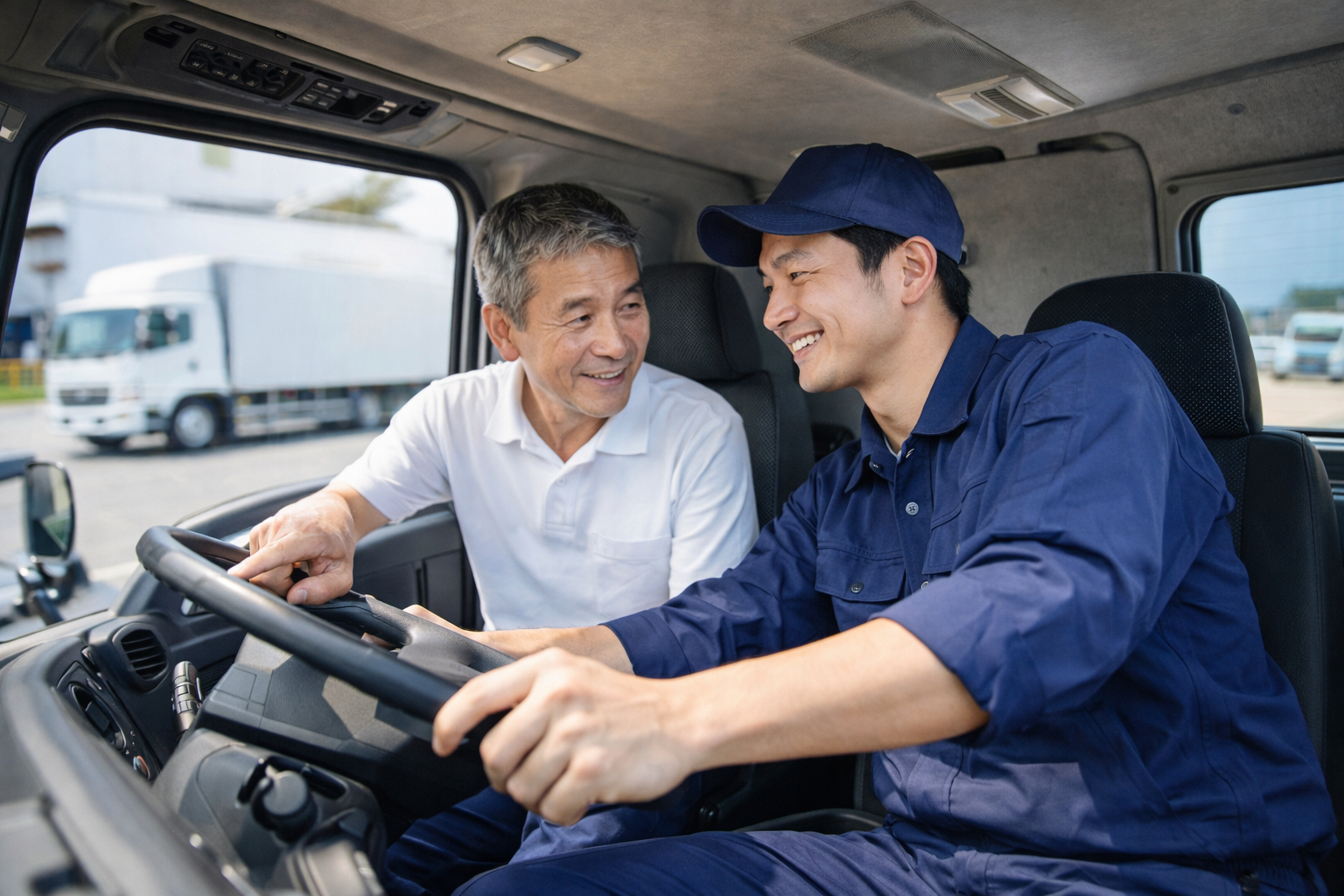 未経験歓迎 ドライバー研修風景